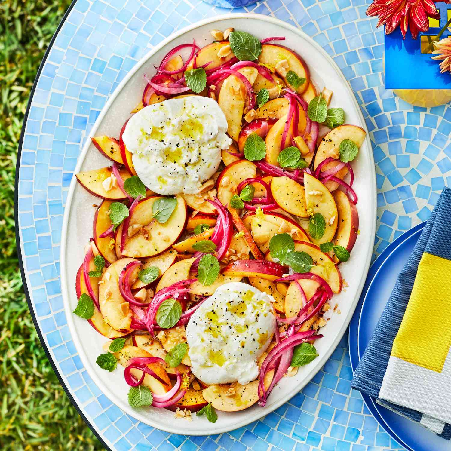 Nectarine-and-Burrata Salad