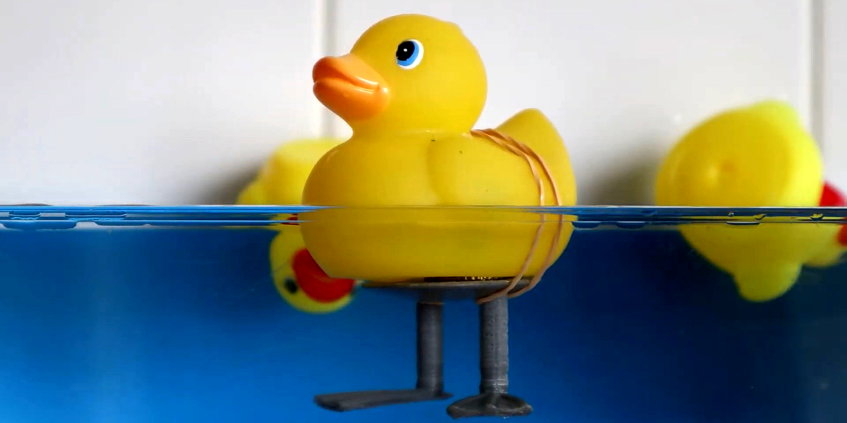 Plastic Prosthetics For Rubber Duckies