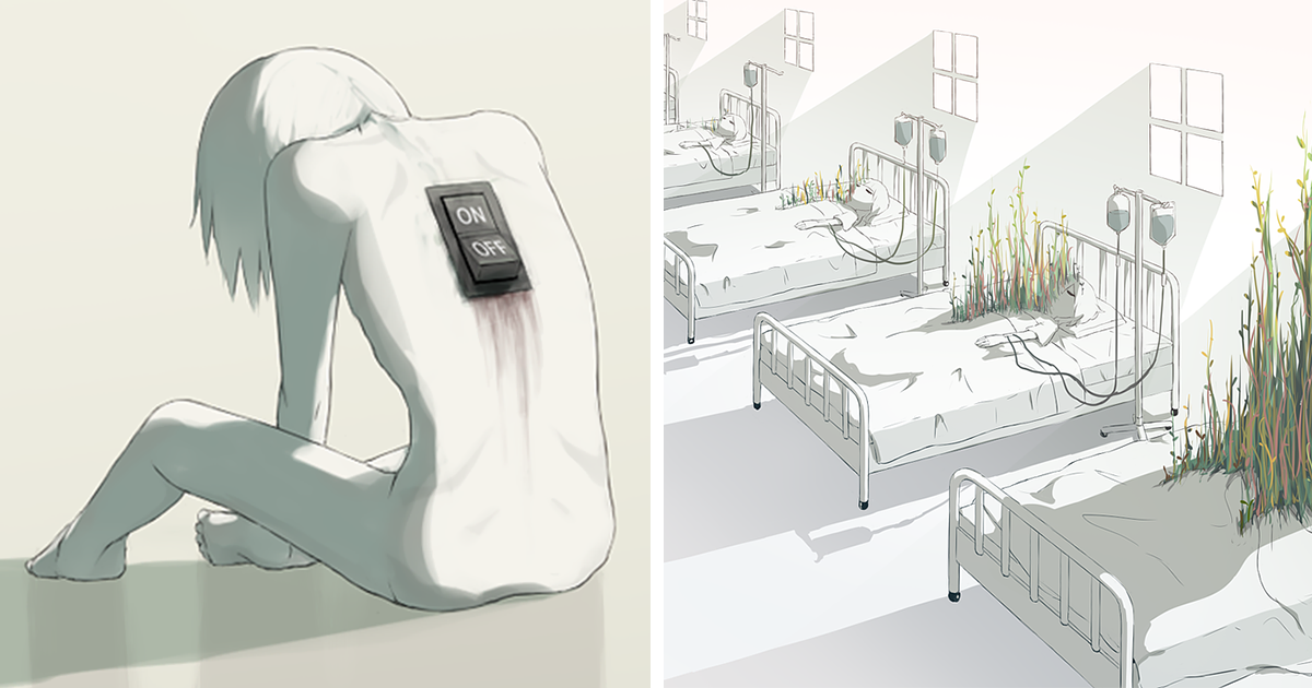 50 Powerful Illustrations By Japanese Artist That Will Make You Think